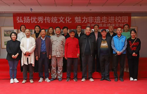 非遺進校園 涿州五絕指針受關注